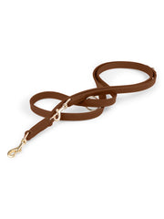 Hands-free Dog Leash Leather Brown